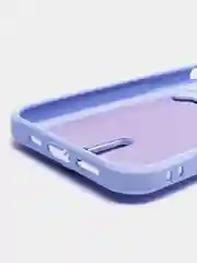 Лавандовый силиконовый чехол для iPhone 13 Pro (Айфон 13 Про) с карманом, чехол на айфон