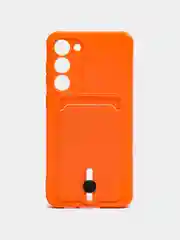 Манго силиконовый чехол для Samsung Galaxy S23 Plus, S23+ (Самсунг Галакси С23 Плюс), с карманом
