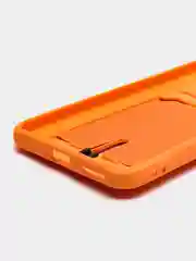 Оранжевый чехол для Xiaomi Mi 11 Lite / Mi 11 Lite 5G NE ( Ми 11 Лайт )с карманом для карт