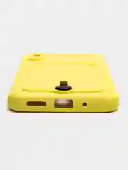 Желтый силиконовый чехол для Xiaomi Redmi 9A (Редми 9А) с карманом для карты, защита камеры