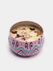 Пастельно-коралловый свеча ароматическая