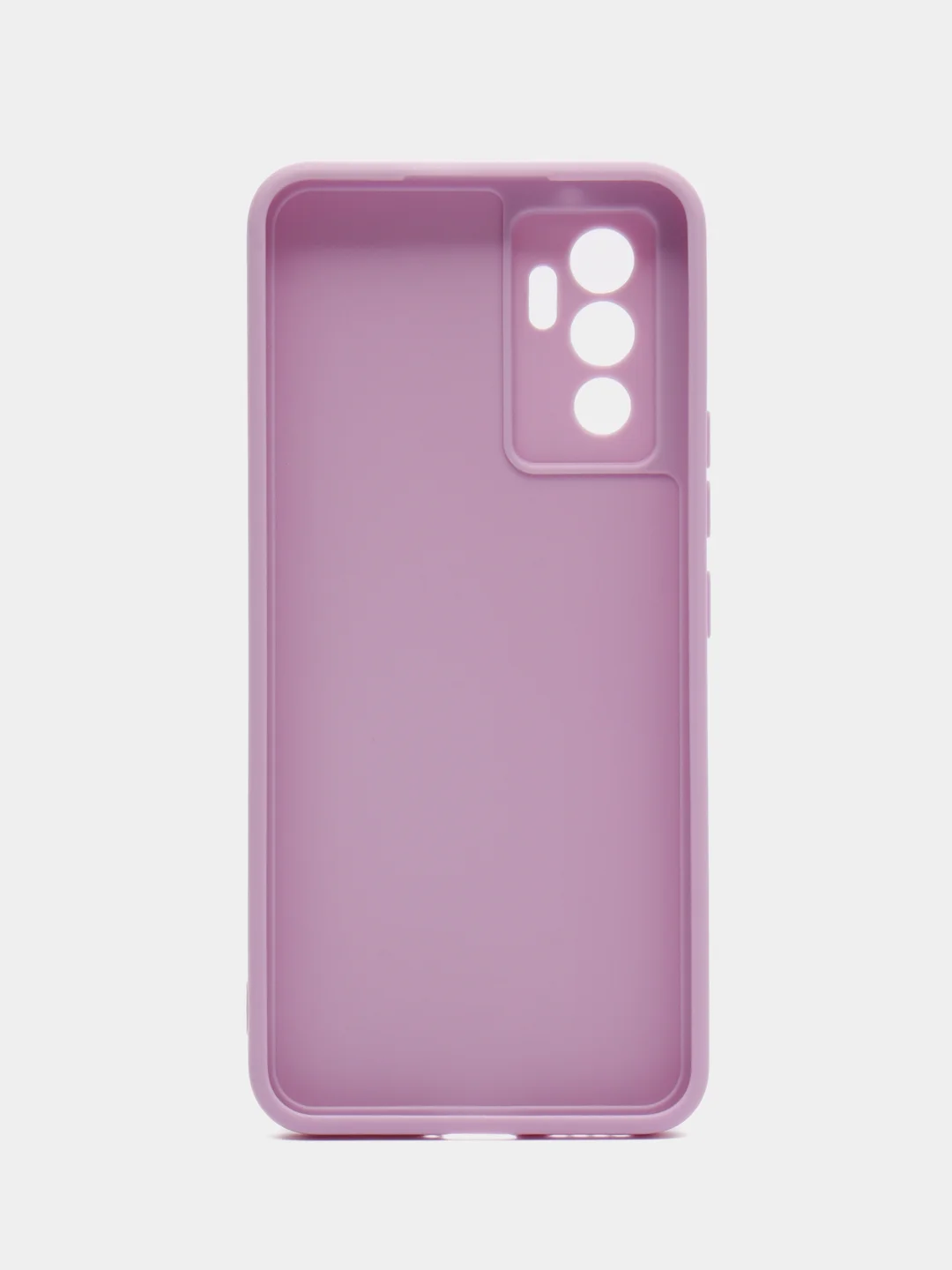 Сиреневый чехол Vivo V23 5G (Виво В23), прозрачный, силиконовый