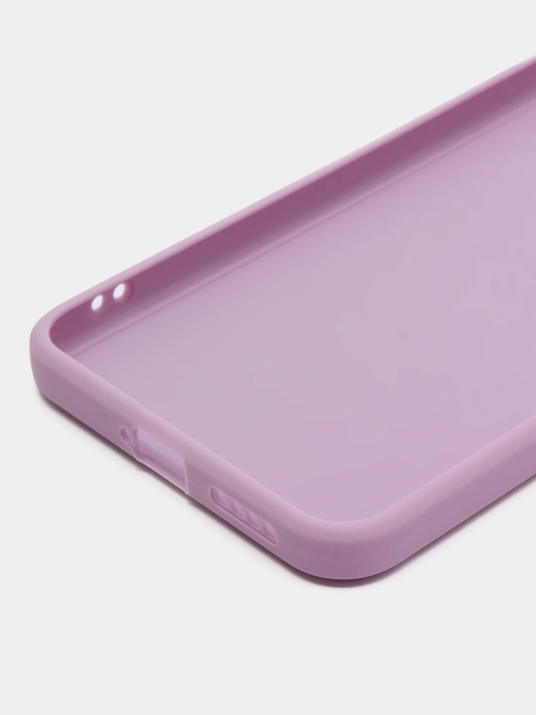 Сиреневый чехол Vivo V23 5G (Виво В23), прозрачный, силиконовый
