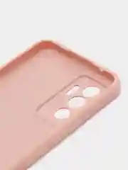 Розовый чехол Vivo V23 5G (Виво В23), прозрачный, силиконовый