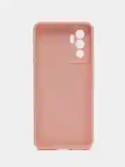Розовый чехол Vivo V23 5G (Виво В23), прозрачный, силиконовый