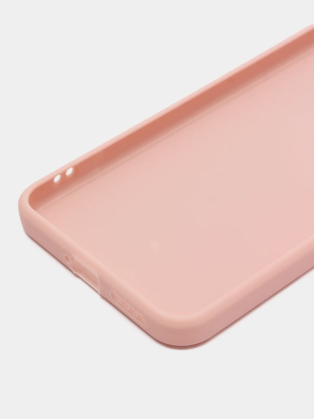 Розовый чехол Vivo V23 5G (Виво В23), прозрачный, силиконовый