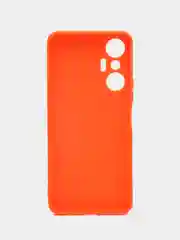 Оранжевый чехол для Infinix Hot 20S (Инфиникс Хот 20с), силиконовый прозрачный