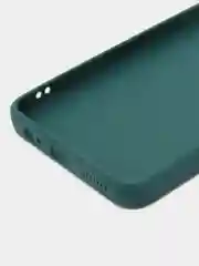 Зеленый чехол для Infinix Hot 20S (Инфиникс Хот 20с), силиконовый прозрачный