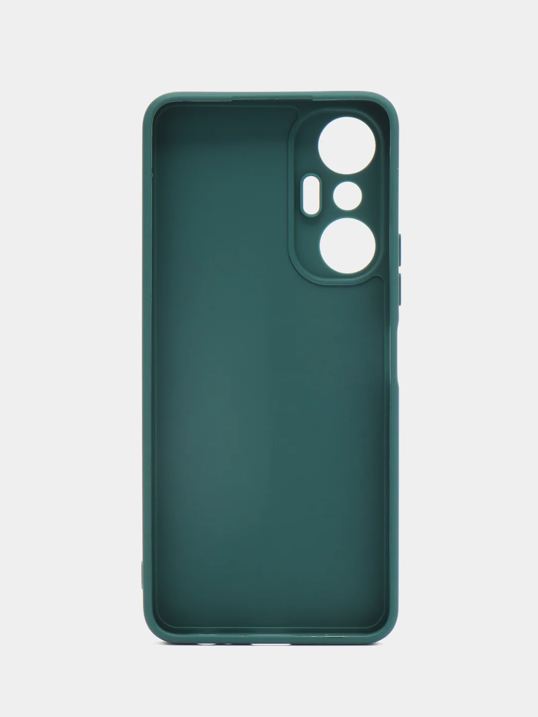 Зеленый чехол для Infinix Hot 20S (Инфиникс Хот 20с), силиконовый прозрачный