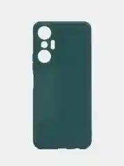 Зеленый чехол для Infinix Hot 20S (Инфиникс Хот 20с), силиконовый прозрачный