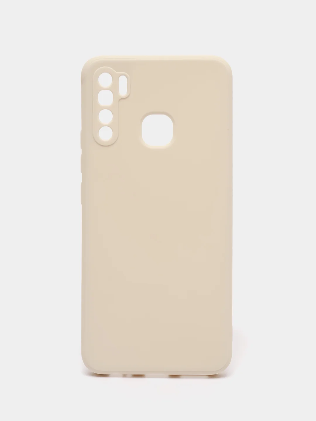 Белый силиконовый чехол для Tecno Camon 12 Air (Техно Камон 12 Аир)