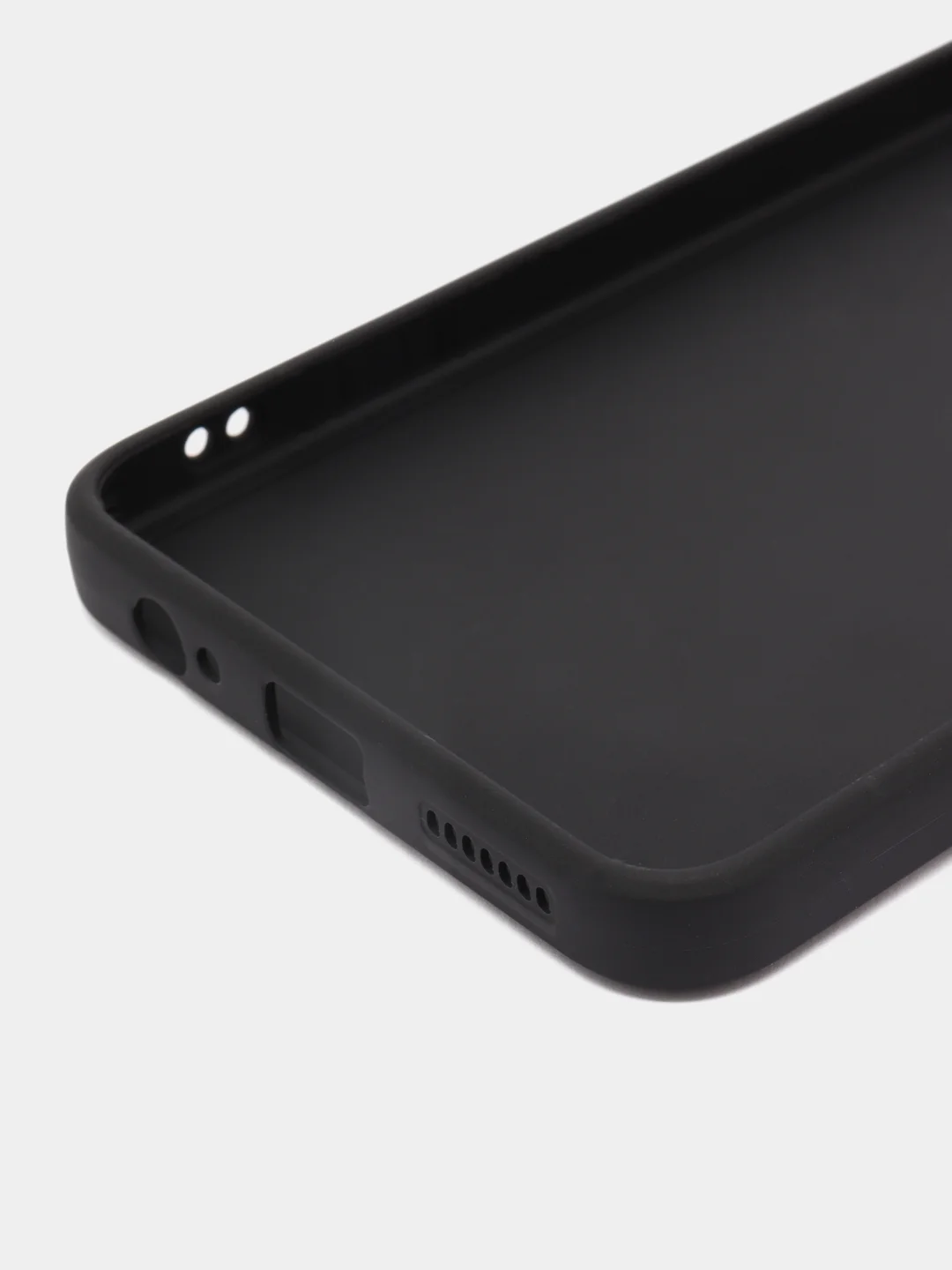 Черный чехол для Infinix Hot 20S (Инфиникс Хот 20с), силиконовый прозрачный