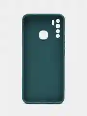 Зеленый силиконовый чехол для Tecno Camon 12 Air (Техно Камон 12 Аир)