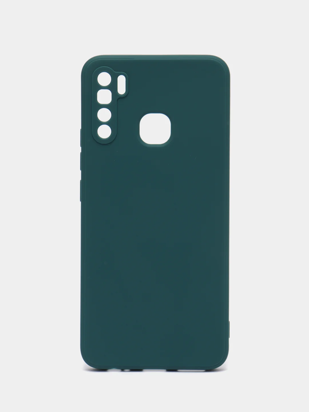 Зеленый силиконовый чехол для Tecno Camon 12 Air (Техно Камон 12 Аир)
