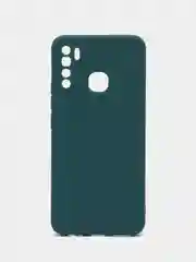 Зеленый силиконовый чехол для Tecno Camon 12 Air (Техно Камон 12 Аир)