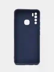 Синий силиконовый чехол для Tecno Camon 12 Air (Техно Камон 12 Аир)