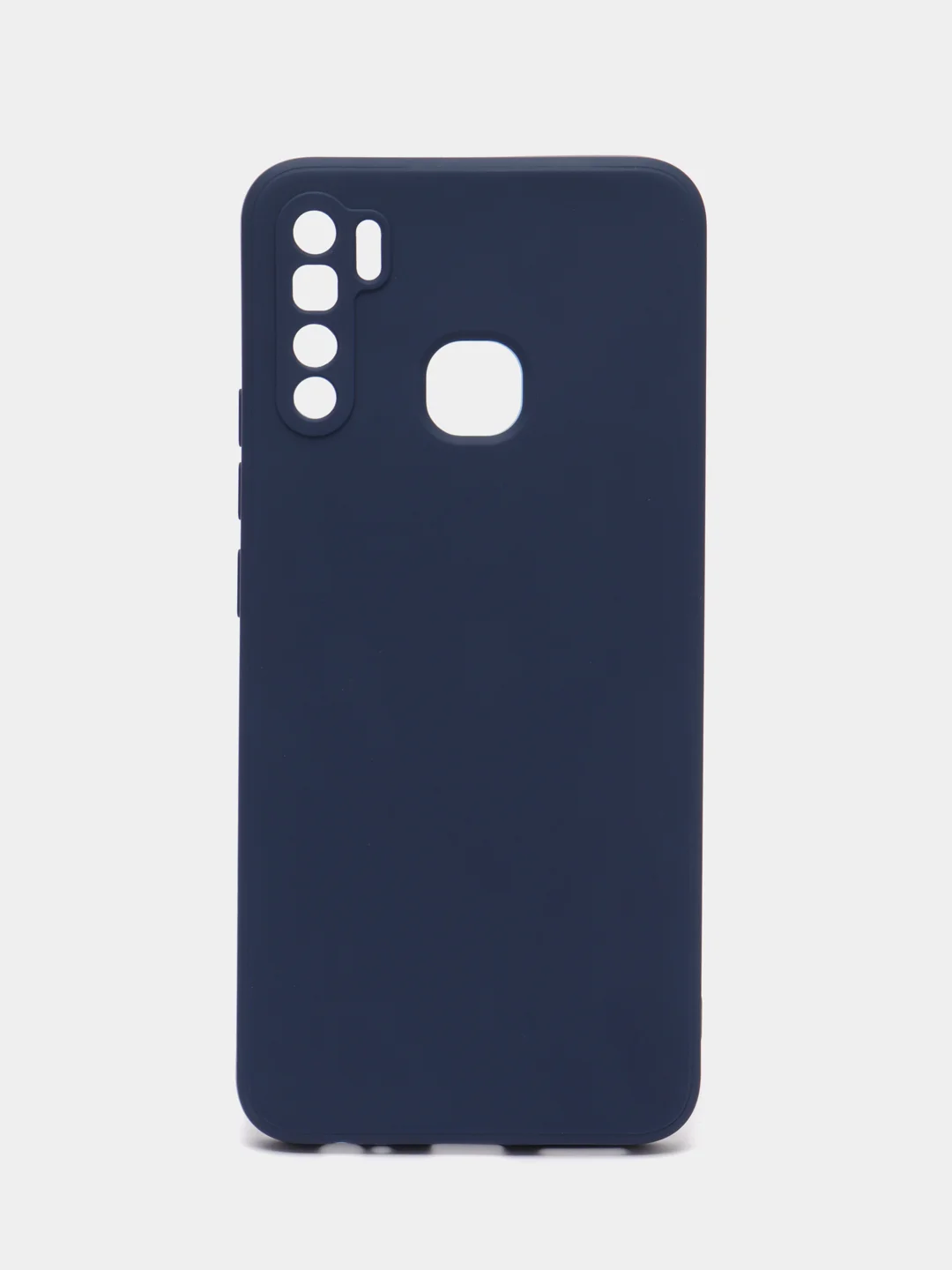 Синий силиконовый чехол для Tecno Camon 12 Air (Техно Камон 12 Аир)