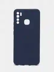 Синий силиконовый чехол для Tecno Camon 12 Air (Техно Камон 12 Аир)