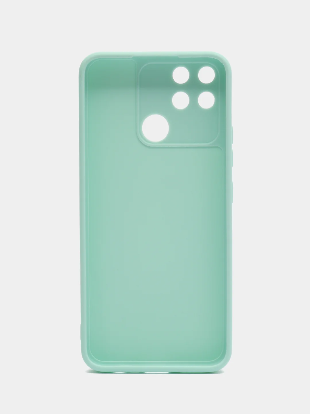 Бирюзовый чехол Realme NARZO 50A силиконовый (Реалми НАРЗО 50А)