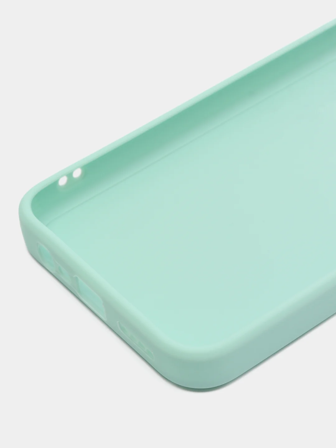 Бирюзовый чехол Realme NARZO 50A силиконовый (Реалми НАРЗО 50А)
