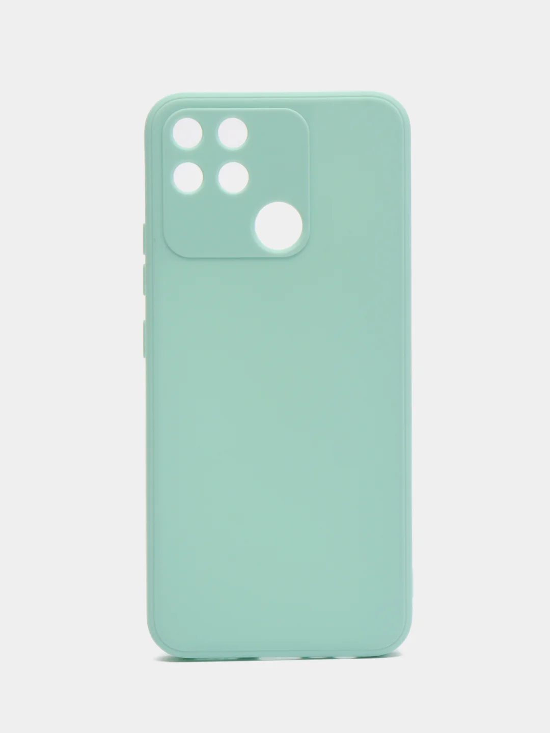 Бирюзовый чехол Realme NARZO 50A силиконовый (Реалми НАРЗО 50А)