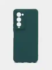 Зеленый чехол Tecno Camon 18 Premier (Техно Камон 18 Премьер), силиконовый