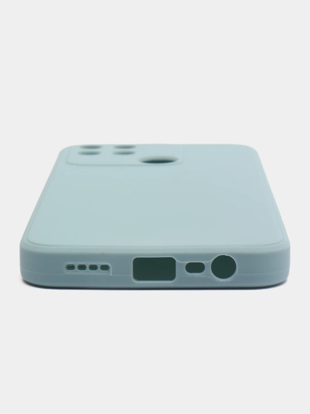Мятный чехол Realme NARZO 50A силиконовый (Реалми НАРЗО 50А)