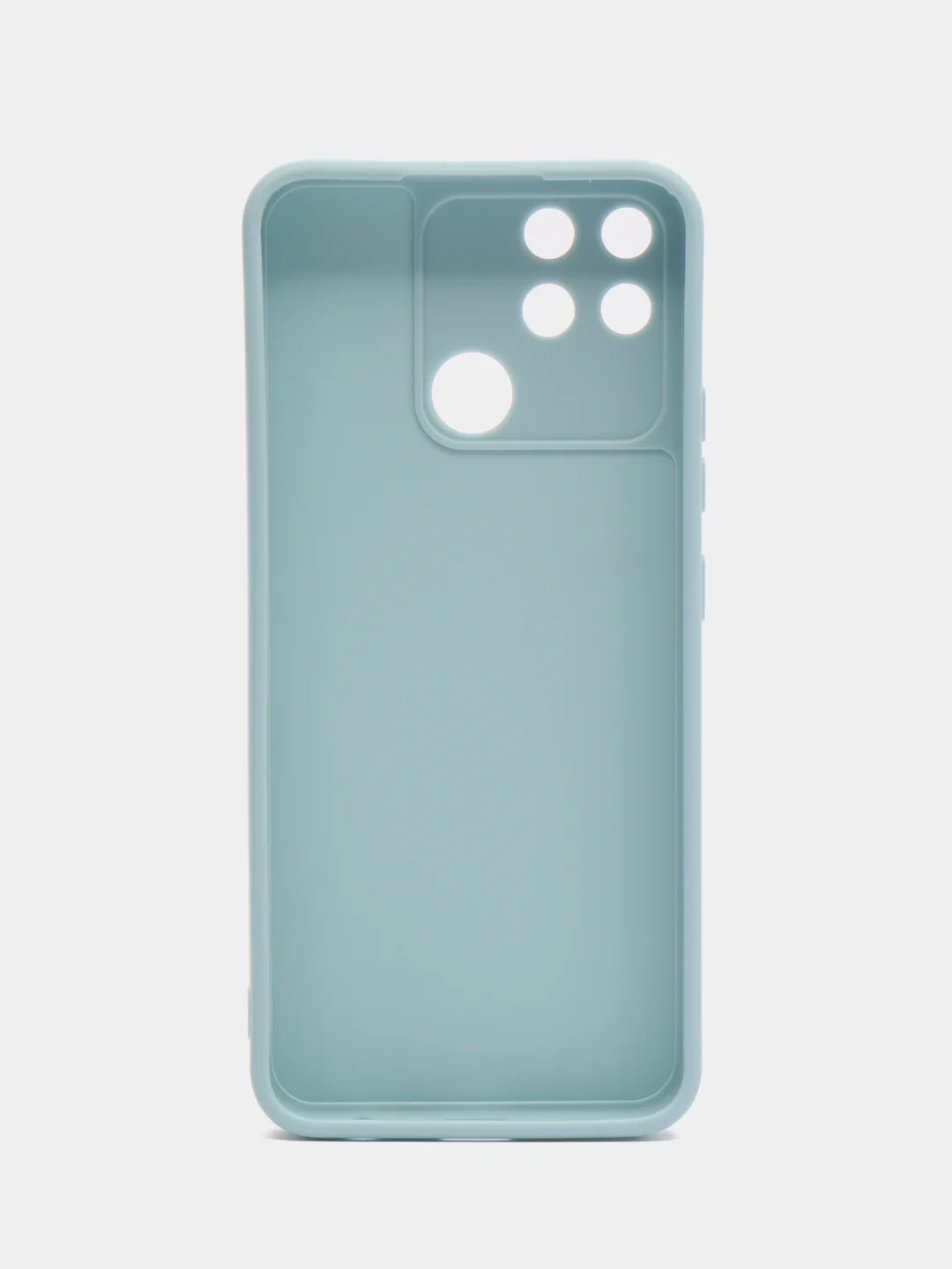 Мятный чехол Realme NARZO 50A силиконовый (Реалми НАРЗО 50А)