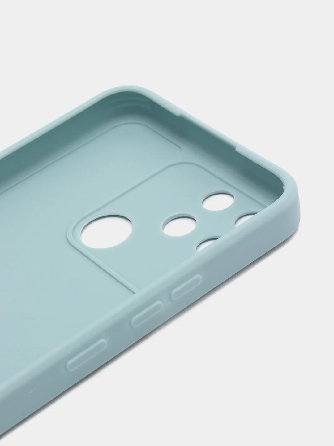 Мятный чехол Realme NARZO 50A силиконовый (Реалми НАРЗО 50А)