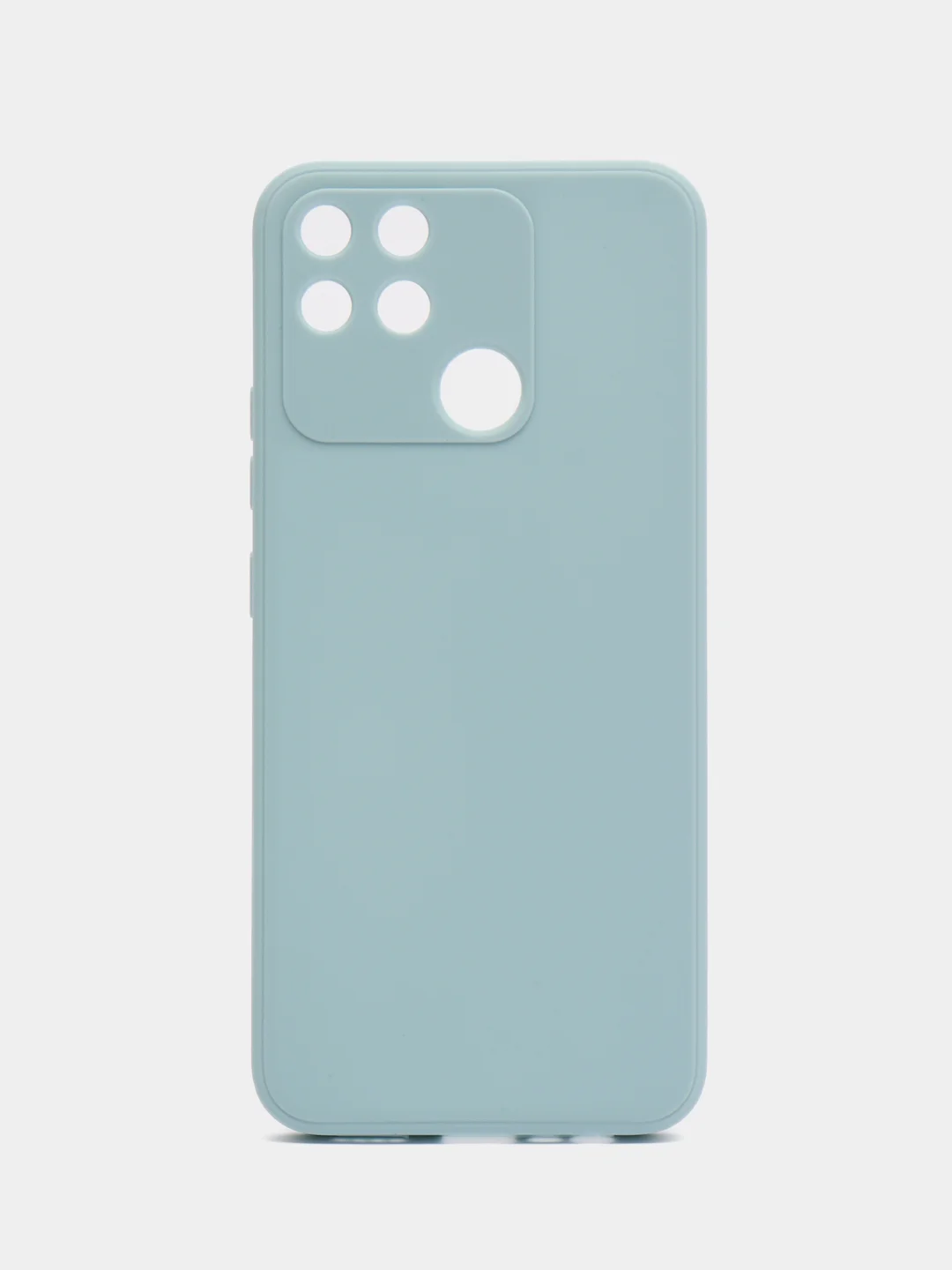 Мятный чехол Realme NARZO 50A силиконовый (Реалми НАРЗО 50А)