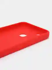 Красный силиконовый чехол для Infinix Hot 10 Lite (Инфиникс Хот 10 Лайт), силиконовый