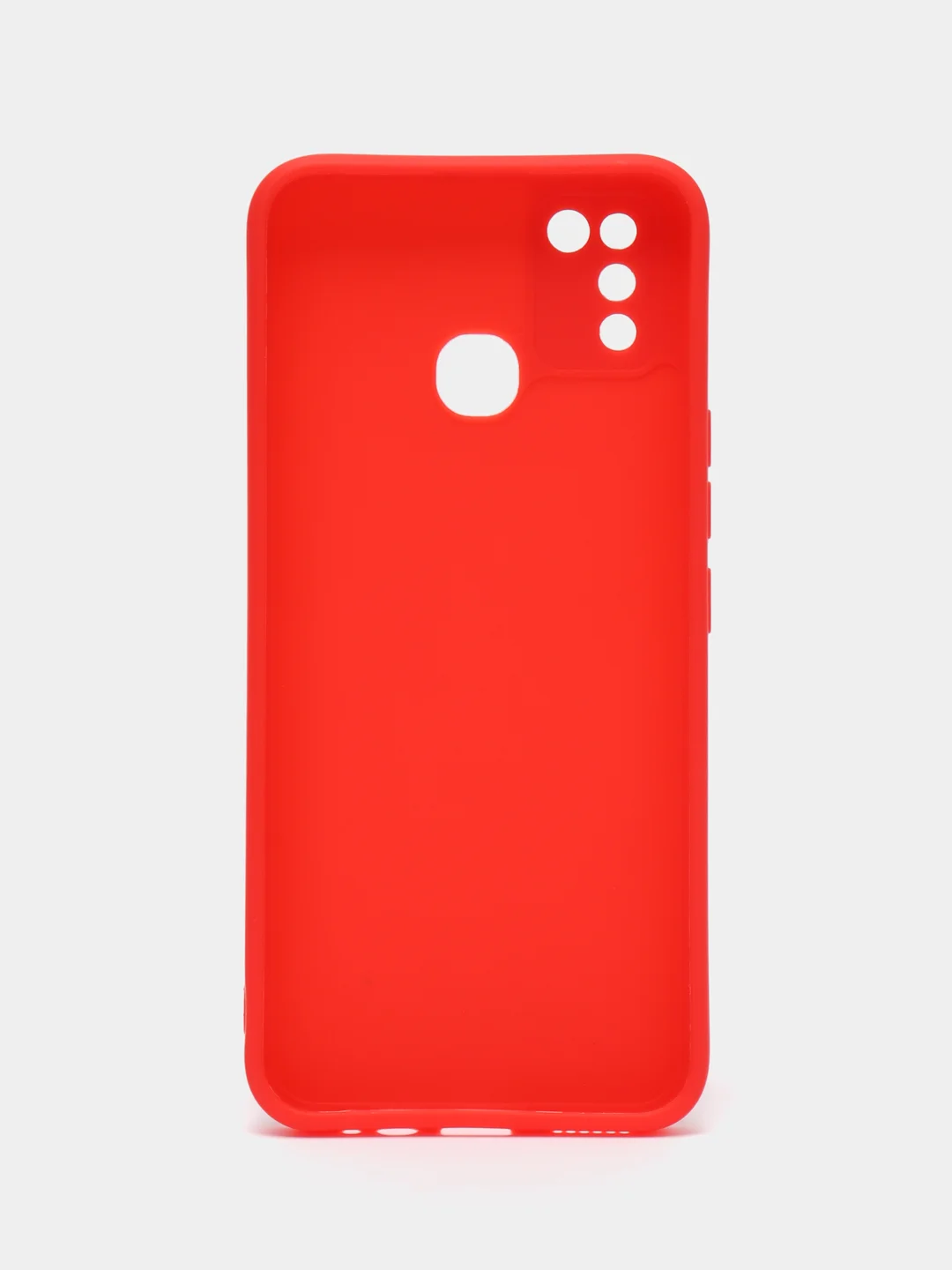 Красный силиконовый чехол для Infinix Hot 10 Lite (Инфиникс Хот 10 Лайт), силиконовый