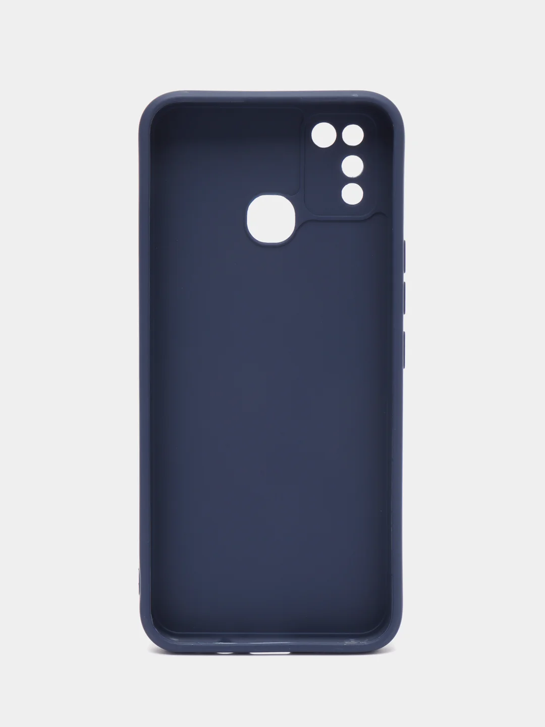 Синий силиконовый чехол для Infinix Hot 10 Lite (Инфиникс Хот 10 Лайт), силиконовый