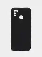 Черный силиконовый чехол для Infinix Hot 10 Lite (Инфиникс Хот 10 Лайт), силиконовый