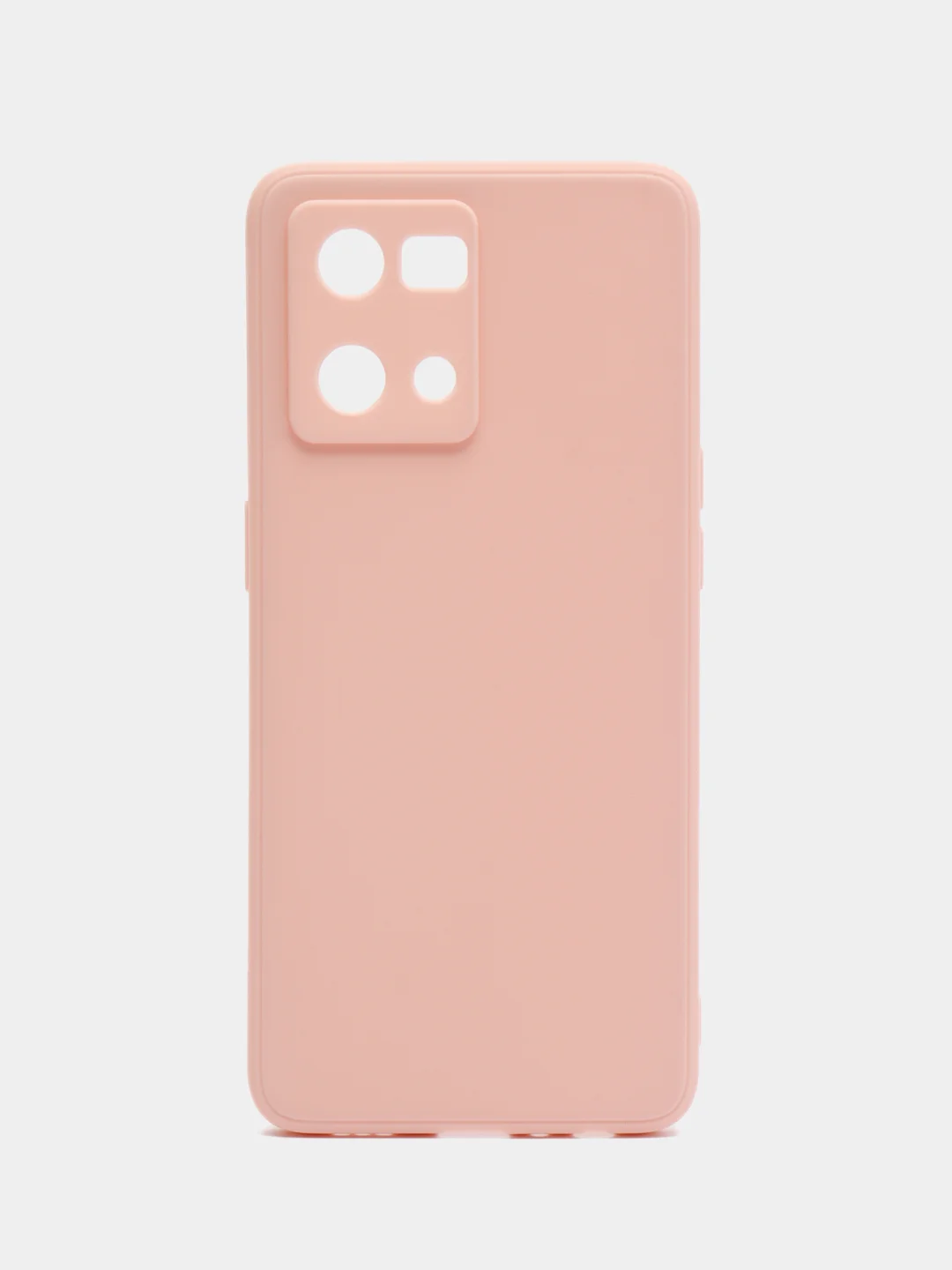 Розовый чехол для OPPO Reno 7 4G / Reno 8 4G / Оппо Рено, силиконовый