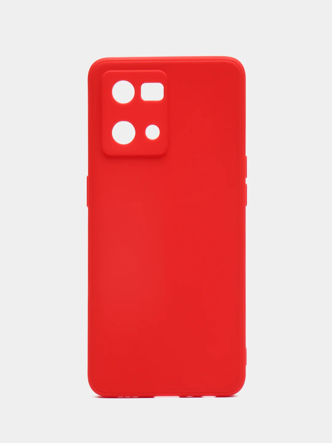 Красный чехол для OPPO Reno 7 4G / Reno 8 4G / Оппо Рено, силиконовый
