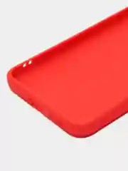 Красный чехол Vivo V23 5G (Виво В23), прозрачный, силиконовый