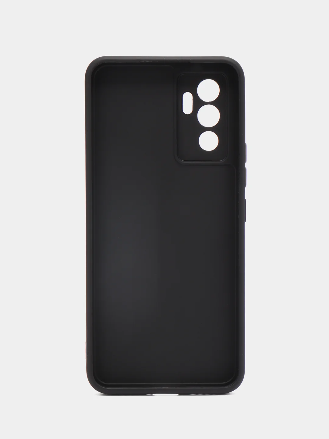 Черный чехол Vivo V23 5G (Виво В23), прозрачный, силиконовый