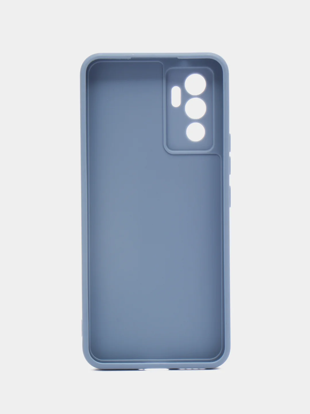 Небесно-голубой чехол Vivo V23 5G (Виво В23), прозрачный, силиконовый