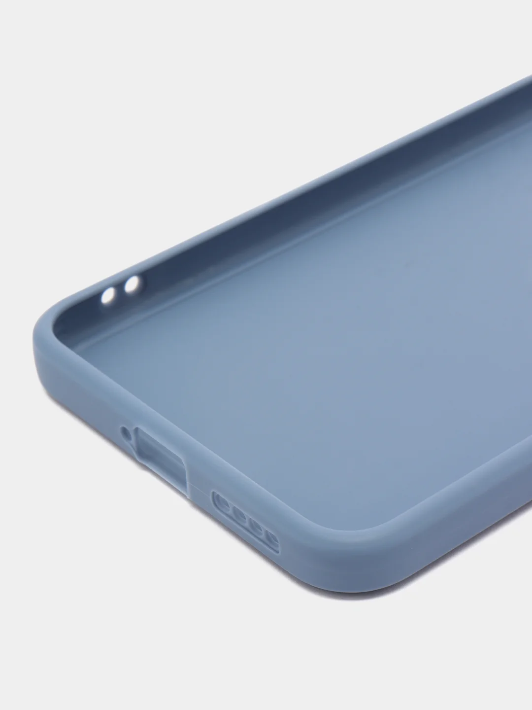 Небесно-голубой чехол Vivo V23 5G (Виво В23), прозрачный, силиконовый