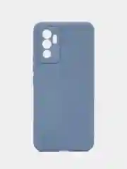 Небесно-голубой чехол Vivo V23 5G (Виво В23), прозрачный, силиконовый