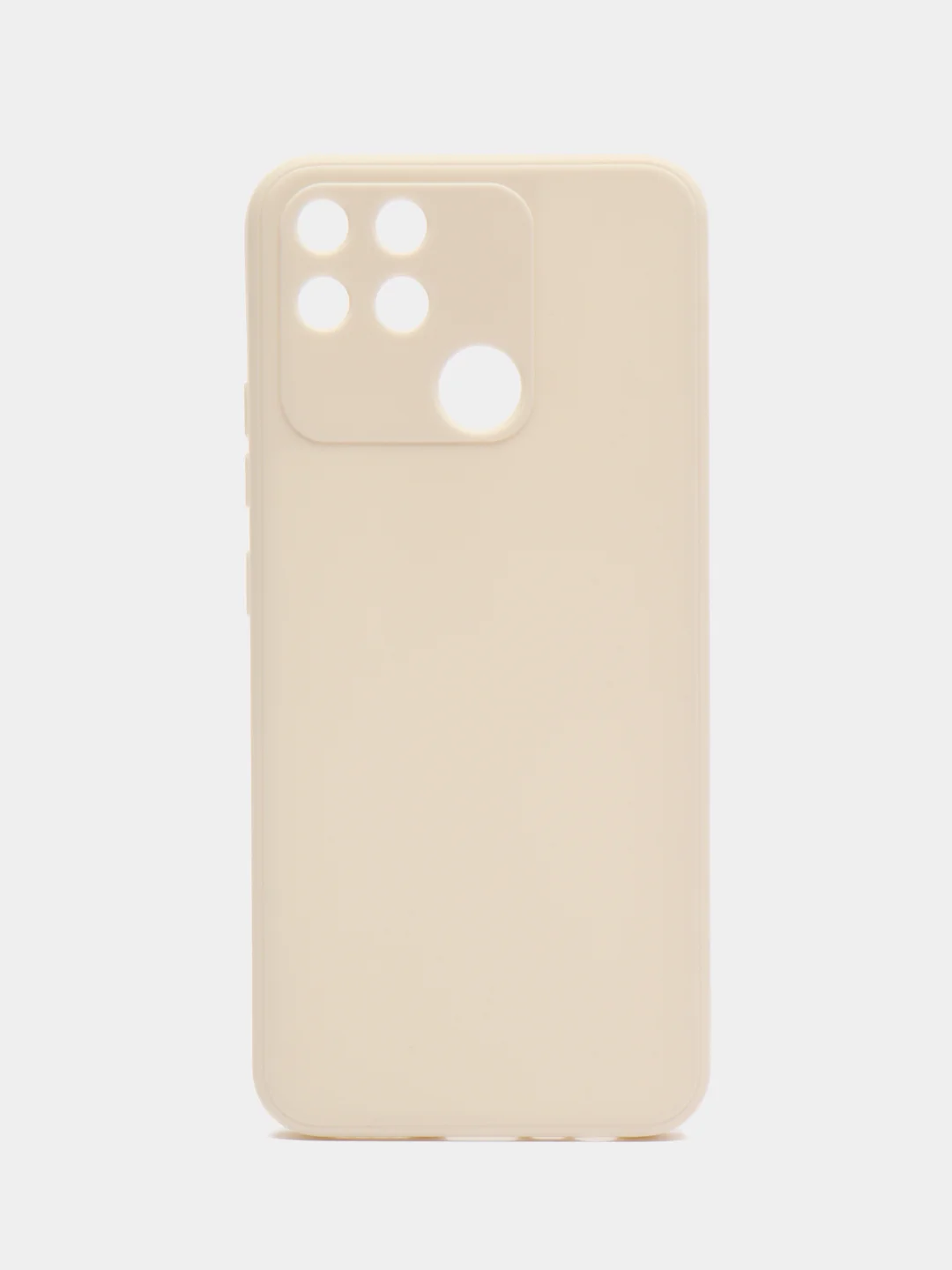 Молочный чехол Realme NARZO 50A силиконовый (Реалми НАРЗО 50А)