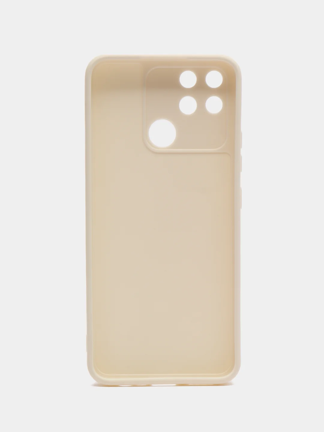 Молочный чехол Realme NARZO 50A силиконовый (Реалми НАРЗО 50А)