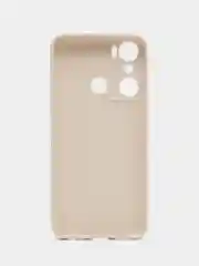 Молочный чехол Infinix HOT 20i (Хот 20 ай), прозрачный, силиконовый