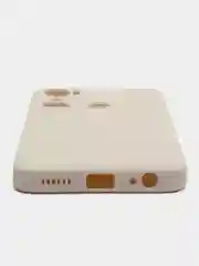 Молочный чехол Infinix HOT 20i (Хот 20 ай), прозрачный, силиконовый
