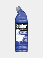 Sanfor для ванн "АНТИНАЛЕТ" лимонная свежесть, 750 г,