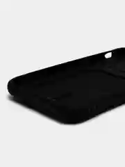 Черный силиконовый чехол для iPhone XR (Айфон ХР) с карманом для карт, чехол на айфон