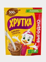 Какао-напиток Хрутка быстрорастворимый дой-пак 500 г