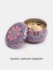Пастельно-коралловый свеча ароматическая