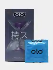 Серый презервативы OLO с анестетиком и гиалуроновой смазкой, 10 штук